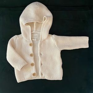 Carter's Little Planet Organic Seed Stitch Cardigan - Cream, 3M